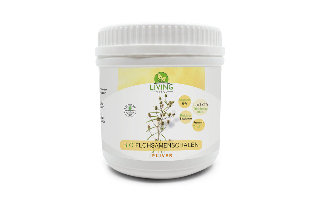 FlohsamenschalenPULVER  Dose bio, 400g